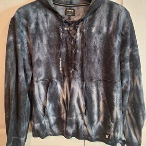 Hurley Brand Distressed Women's Pullover with Front Lacing - Size Small